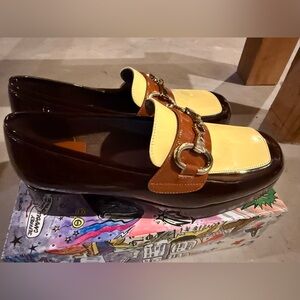Jeffrey Campbell Student 2 Platform Patent Loafers
